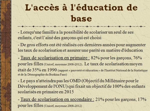 "Eduquer une fille c'est éduquer une nation" une conférence proposée par le Zonta Club Châtillonnais