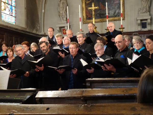 Le Chœur de Haute Côte d'Or a donné un très beau concert à Recey sur Ource