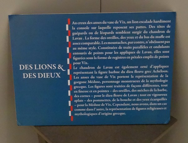 Prince de Lavau, Princesse de Vix...souvenirs d'une superbe exposition au Musée du Pays Châtillonnais-Trésor de Vix