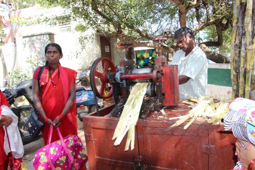 Dans les rues de Mahabalipuram