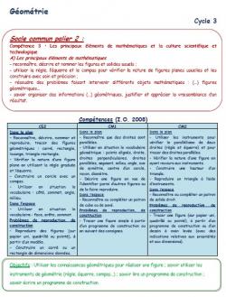 Rallye-lien "Une activité au pied levé pour les remplaçants" : les constructions géométriques
