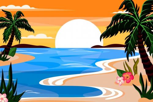Vacances vecteur