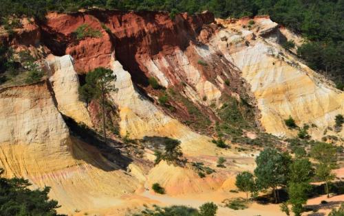 Visite du Colorado Provençal à Rustrel