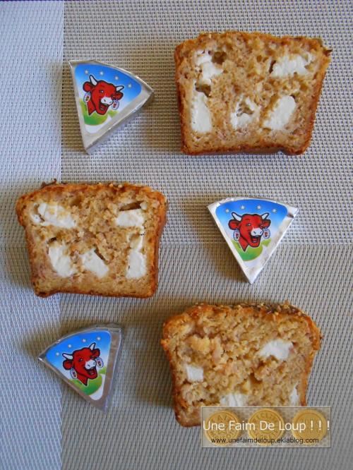 Cake Vache qui rit & jambon fumé