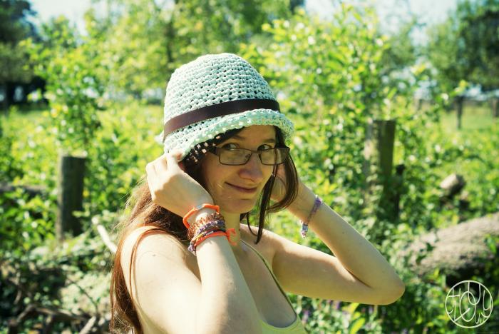 Un chapeau crocheté... en papier !