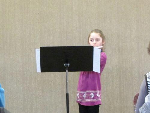 Les auditions des élèves flûtistes de l'Ecole de Musique de Châtillon sur Seine