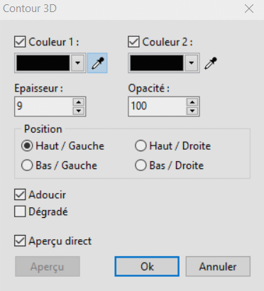 Fonds filtre série 8
