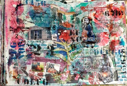 Un peu d'art journal pour bien finir l'année