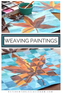Une technique artistique - le WEAVING PAPER