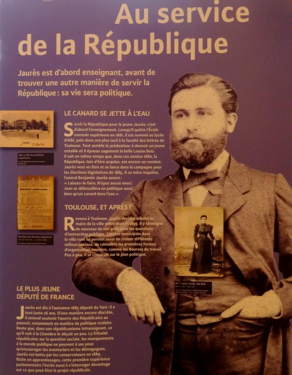 "Jaurès, un pacifiste pragmatique" une exposition proposée par la Ligue des Droits de l'Homme