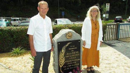Normandie : "la stèle de Jean Devé restaurée"