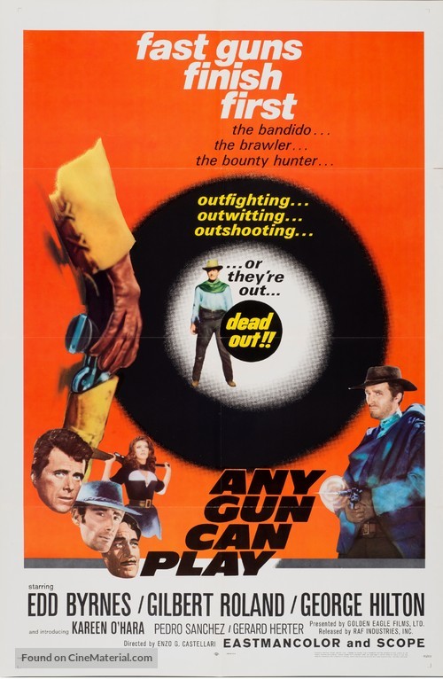 ANY GUN CAN PLAY (JE VAIS...JE TIRE...ET JE REVIENS - VADO... L'AMMAZZO E TORN BOX OFFICE USA 1968