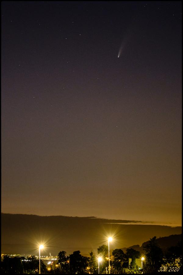 Neowise over the City