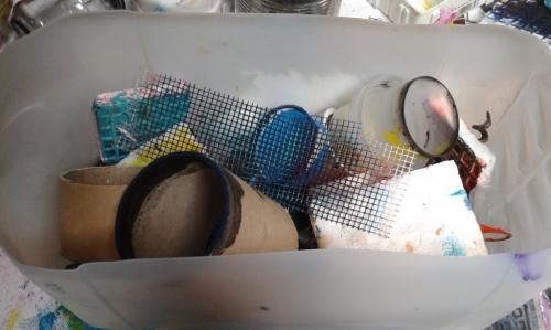 mes tampons et pochoirs fait maison