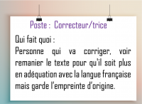 Poste au sein d'une fansub