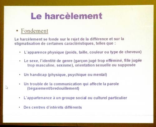Le harcèlement et les violences à l'école, une conférence peoposée par le Zonta Club de Châtillon sur Seine