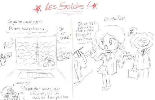 Croquis des soldes