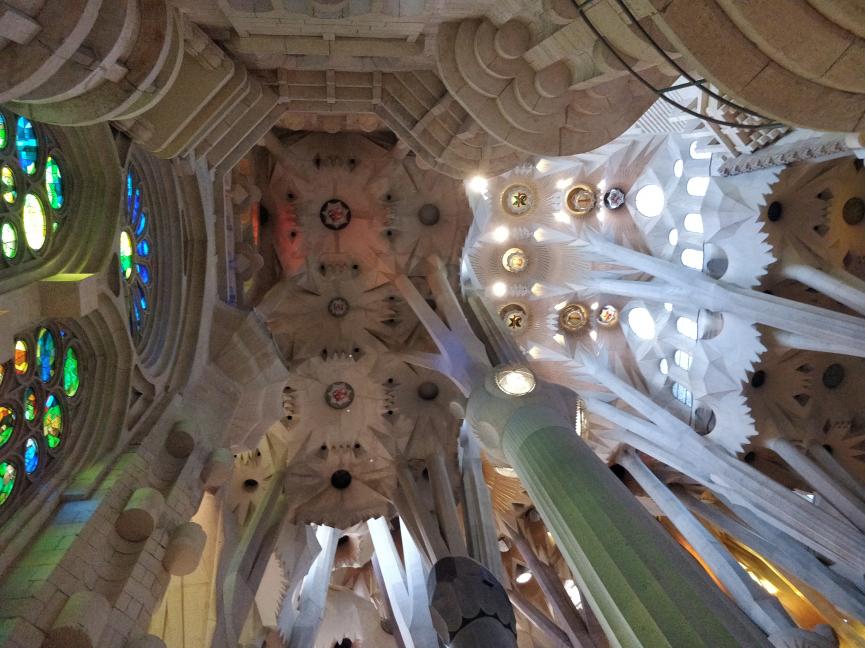 La Sagrada Familia avec Angelina