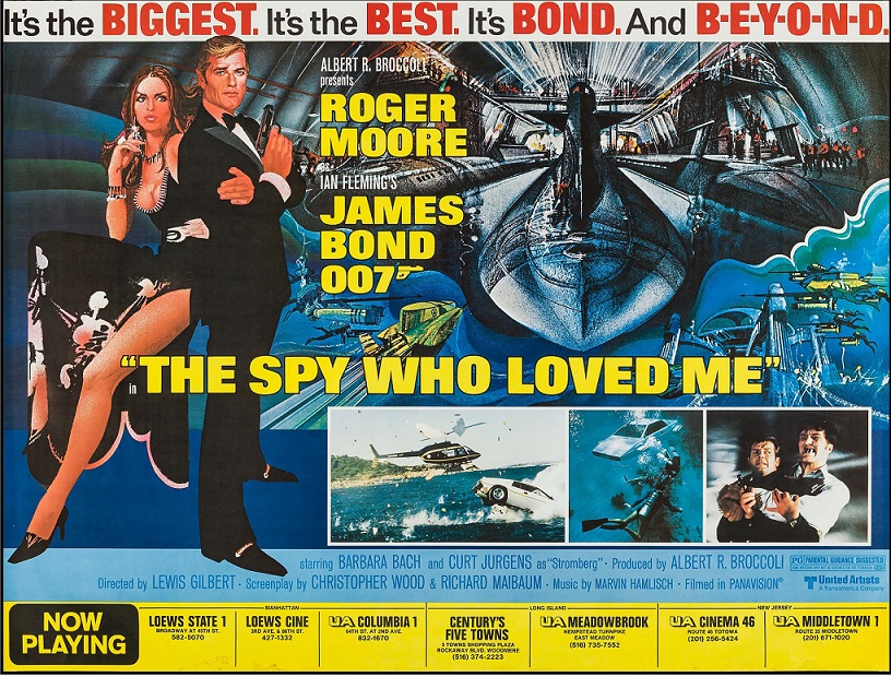 THE SPY WHO LOVED ME POSTER USA 1977