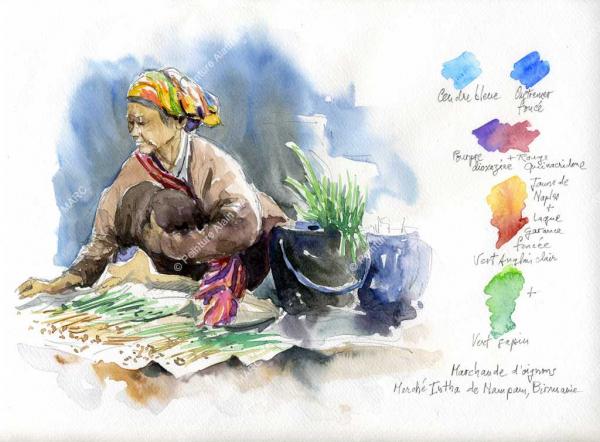 Aquarelles d'Alain Marc