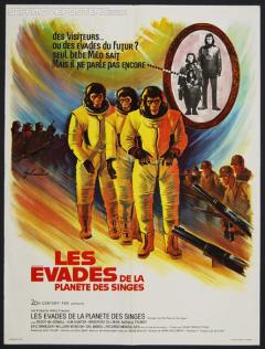 LES EVADES DE LA PLANETE DES SINGES AFFICHE FRANCE 1971