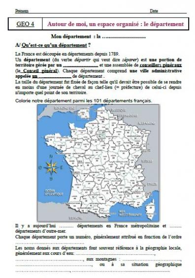 Du nouveau en géographie CM