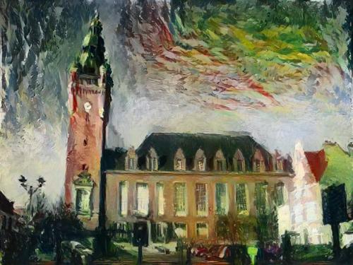 Beffroi de Rosendaël (creator.nightcafe.studio)