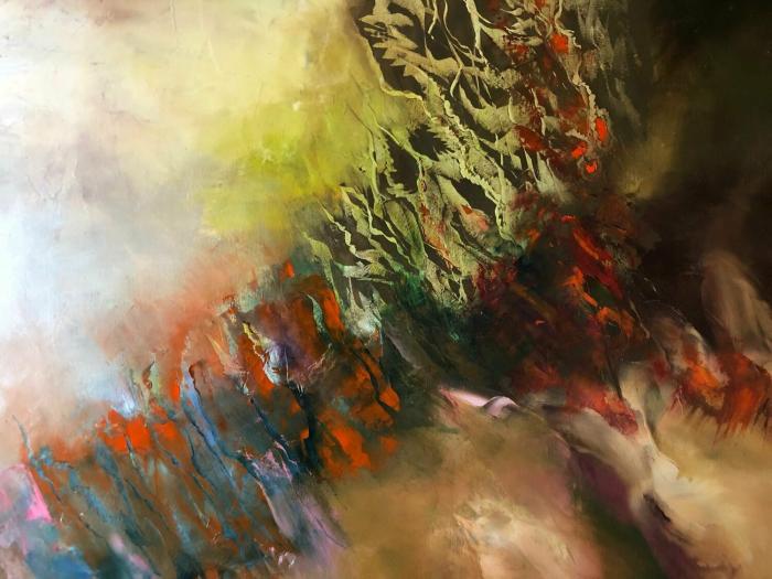 Peinture de ; Ludmila Budanov  peintre chypriote