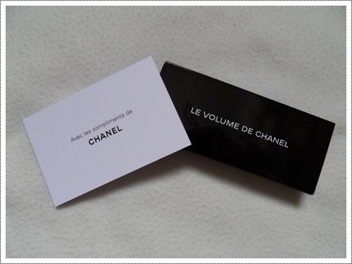 J'aime bien reçevoir des petits cadeaux...surtout de la part de Chanel