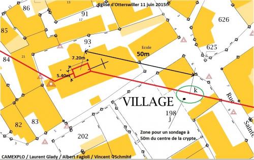 La crypte de l'église Saint-Michel d'Otterswiller et les souterrains. (CAMEXPLO/ Laurent GLADY/ Albert FAGIOLI/ Vincent SCHMITD