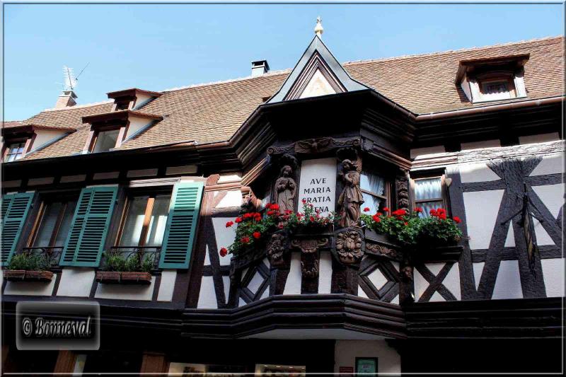 Alsace de Colmar à Ribeauvillé Ribeauvillé l'auberge des Ménétriers