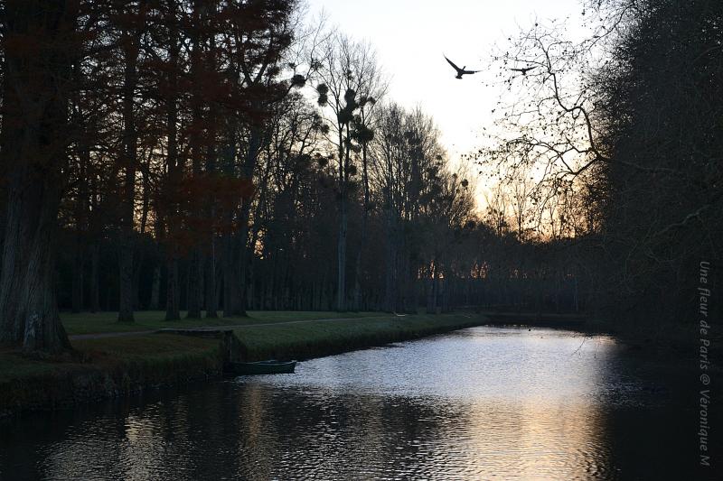 Le soir tombe sur Rambouillet ...