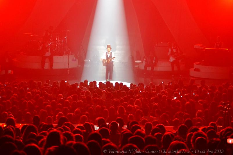Christophe Maé en concert au Palais des Sports, Porte de Versailles - 13 octobre 2013