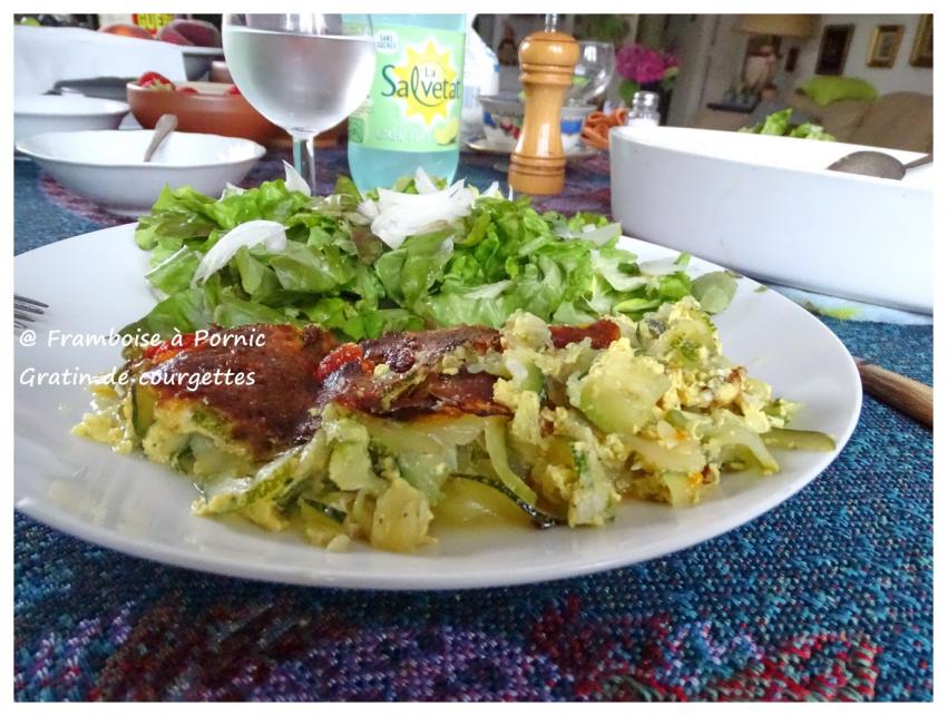 Gratin de courgettes 