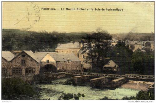 -Moulin Richel et scierie hydraulique (Pontrieux)