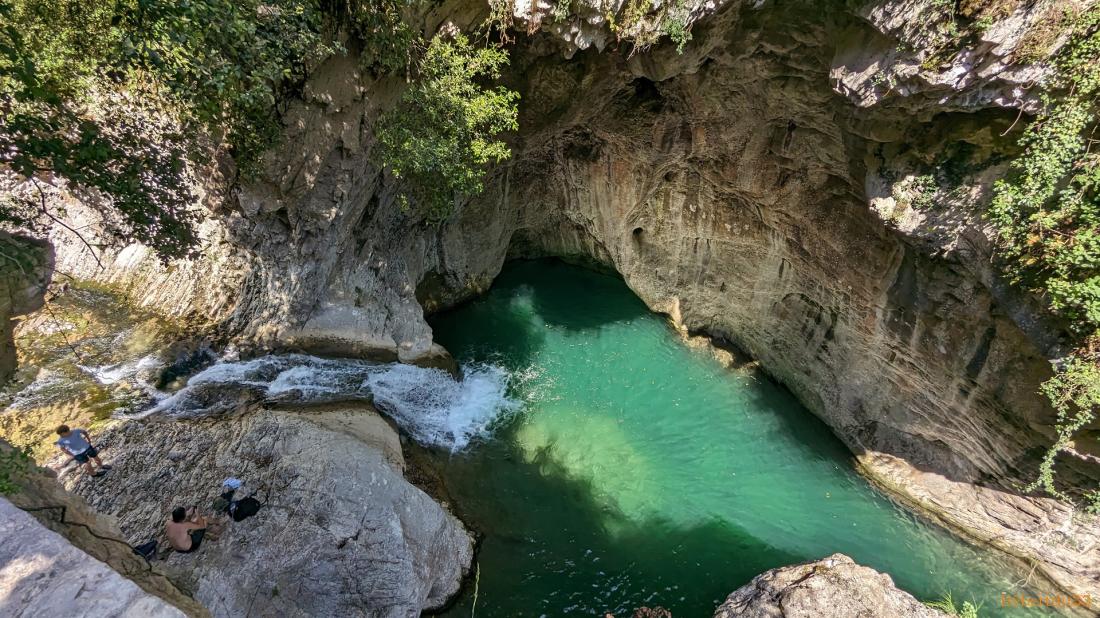 une cascade à Sospel 