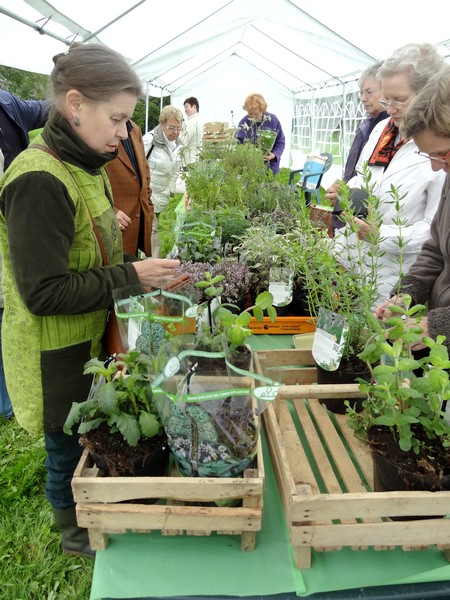 La fête des jardins au château de Montigny sur Aube...