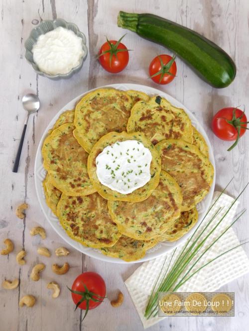 Pancakes à la courgette