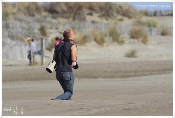 Sur la plage de L'espiquette