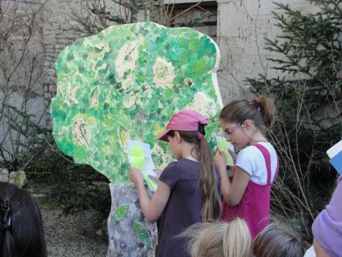 Le concours sur les arbres à la bibliothèque