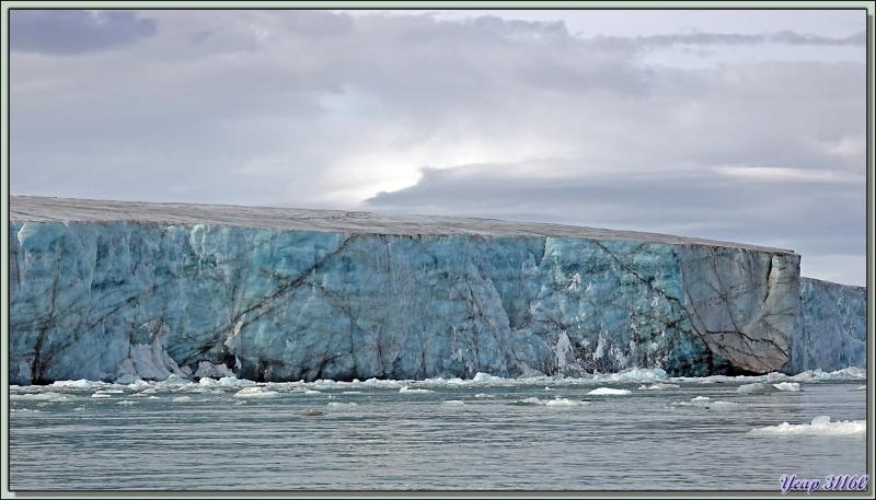 Iceberg et front du glacier - Bethune Inlet - Devon Island - Nunavut - Canada