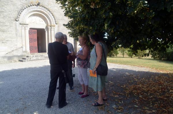 Visite guidée de l'église d'Obtrée