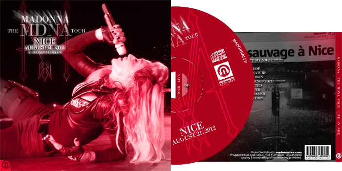 The MDNA Tour - 2012 08 21 - Nice 2nd Audio Recording