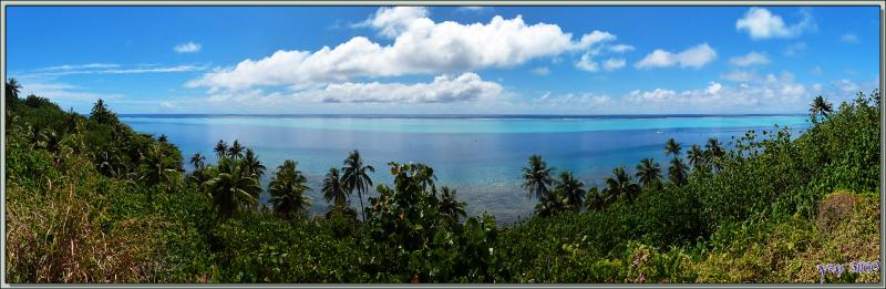 Panorama sur le lagon de Huahine - Polynésie française
