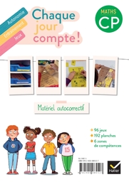 Chaque jour compte - Maths CP Ed. 2022 - Les ateliers : jeux autocorrectifs  | Editions Hatier