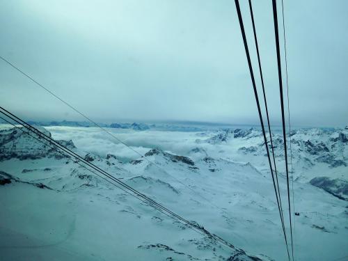28/02/2018 Ski à Valtournenche/ Cervinia Val d'Aoste Ao Italie 