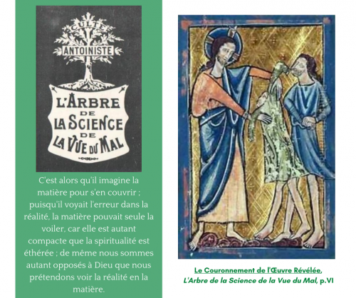 Le Couronnement de l'Œuvre Révélée, L'Arbre de la Science de la Vue du Mal (p.VI)