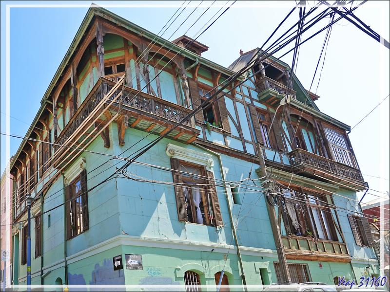 20/03/2022 : suite de la balade dans les ruelles de la colline Cerro Conception - Valparaiso - Chili