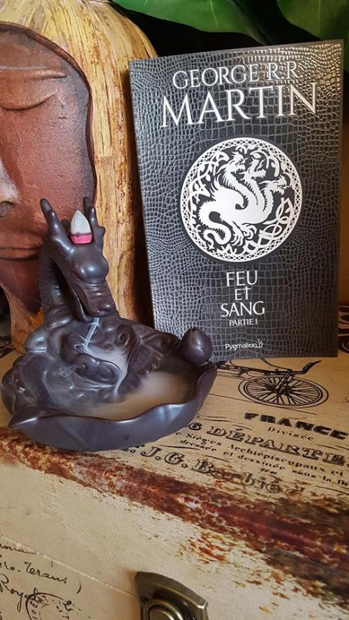 "Feu et Sang 1ere partie" de George R.R Martin : les chroniques du règne des Targaryen 300 ans avant le "Trône de Fer". Une merveille ! <3 