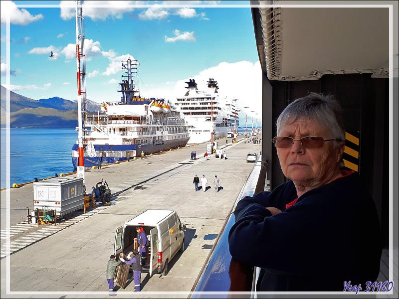 Sur le soir, retour au port d’Ushuaïa et embarquement direction les îles Falkland après 2 jours de mer - Argentine